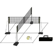 Lynx Sport Complete 4 Persons Volleyball-set Silber Silber One Size