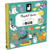 Janod magnetisches Katzenspielzeug - Magneti Stories Spielspaß