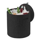 Keter Kühlschemel mit Seilgriffen Kohlefarben 219431