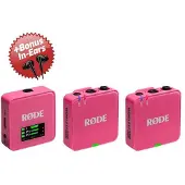 Rode Mikrofon-Funksystem Wireless GO Gen 3 Pink + Bonus In-Ear Kopfhörer
