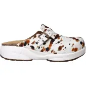 Xsensible Clog Damen Hibiscus Stretchwalker Off White Fantasy-Schuhgröße 41