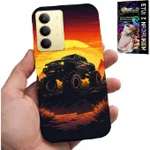 Inny producent Hülle für Realme 14X – Motiv: Monstertruck, LKW, verschiedene Designs + Schutzglas