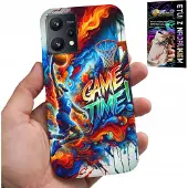 Inny producent Hülle für Realme 9 Pro – Basketball, NBA, Spielzeit, inklusive Schutzglas