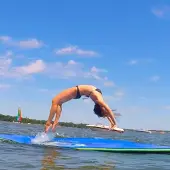 Northix Schwimmende Wassermatte - 270 x 180 cm, trägt 300 kg