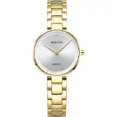 Bering Damen Armbanduhr Classic vergoldet 17529-730