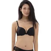 Mey Push-up-BH | Memory Foam Serie Amorous Schwarz | Größe 85B
