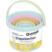 Spielstabil Stapelbecher-Set pastell 5-teilig