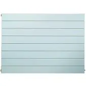 Purmo Design-Heizkörper „Narbonne“ 110 × 71,8 cm in Verkehrsweiß (RAL 9016)