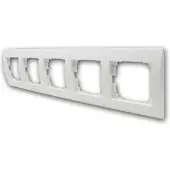 Kanlux S.A. LOGI Rahmen 5-Fach Horizontal Weiß