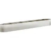 vidaXL Hochbeet im Garten Edelstahl 380 x 40 x 40 cm Stahl