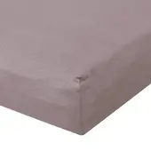 BETTWARENSHOP Jersey Spannbetttuch Ultra-Stretch 120x200 - 130x220 cm | aubergine - lila