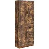Syfax Schrankset 2 pcs Geräucherte Eiche Holzwerkstoff