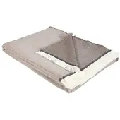 Eskimo Wolldecke Lily 140x200 cm | taupe-braun - grau;braun