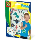 Ses 14281 Tattoos für Kinder, 50 Metallische Spaß-Tattoos, Mehrfarbig, Kind, Junge/Mädchen, 3 Jahr(e), 12 Jahr(e), Niederlande
