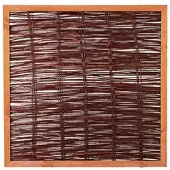 Tetzner & Jentzsch T&J FAKO Weidengeflechtzaun Sichtschutz, 120x120 cm