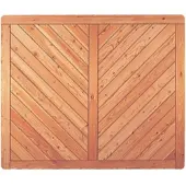 Tetzner & Jentzsch T&J SKAGEN Sichtschutzzaun Lärche 1800 x 1500 mm