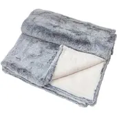 Eskimo Webpelz Wohndecke Royal 150x200 cm | anthrazit - grau