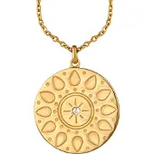 Cai Damen-Kette 925er Silber 1 Topas CAI Gold