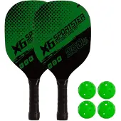 Softee Wooden Pickleball-set