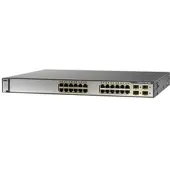 Cisco - WS-C3750G-24TS-E1U - Catalyst 3750 24 10/100/1000 + 4 SFP Enh Multilayer