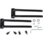 Contec Universal Bef.Mount.It 2X 140mmx50mm, Schwarz