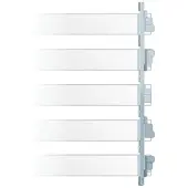 Traumgarten Sichtschutzzaun SYSTEM Rhombus Profilträger für Selbstbau, 12-er Set