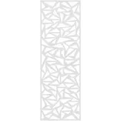 Traumgarten Sichtschutzzaun SYSTEM Designgitter TRIGON weiß Sichtschutz, 60x180 cm