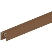 Traumgarten Sichtschutzzaun SYSTEM Endprofil Abschlussprofil oben Bambus, 232 cm