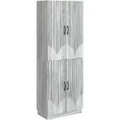 Syfax Schrankset 2 pcs Grau Sonoma Holzwerkstoff