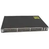 Cisco - WS-C3750-48PS-E - Catalyst 3750 48 10/100 PoE + 4 SFP Enhanced Image
