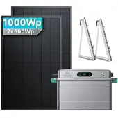 SolarMars SolarFlow 800 Plus+ 2x500W Bifaziale - 1000Wp ‚Äì 2 Module / Balkon