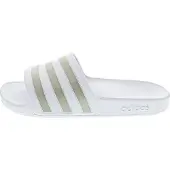 Adidas Adilette Aqua Core FTW Slides Badesandalen in Übergrößen Weiß EF1730 große Unischuhe, Größe:42