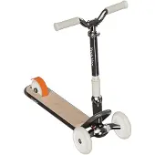 Yvolution Kinderroller Classic Glider Black - verstellbar und klappbar