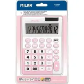 Milan Rosa Taschenrechner Mit 12 Stellen In Blisterverpackung + Edition-serie