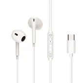 Conceptronic BRENDAN02W USB-C Earbud-Headset, Kabelgebunden, Anrufe/Musik, 20 - 20000 Hz, 13 g, Kopfhörer, Weiß