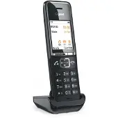 Gigaset COMFORT 550HX, Analoges/DECT-Telefon, Kabelloses Mobilteil, Freisprecheinrichtung, 200 Eintragungen, Anrufer-Identifikation, Schwarz