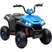 AIYAPLAY Elektro Quad für Kinder 12V Kinderquad mit 4-Rad-Federung, Musikplayer