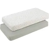 cambrass Calma 60x120x17 Cm Spannbettlaken Für Kinderbett 2 Einheiten