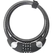 Contec Zahl.Kab.Schl. Ecoloc 12 mm X 85 cm, Schwarz