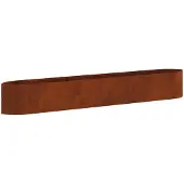 vidaXL Hochbeet im Garten Wetterfeststahl 300 x 40 x 40 cm Stahl