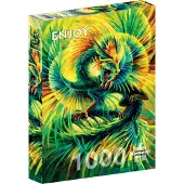 Enjoy Puzzle Quetzalcoatl - 1000 Teile Aztekisches Kunstwerk Puzzle
