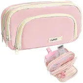 OEM Multifunktionales Etui für Kinder, Jugendliche und Studenten, 3-Fach-Organizer, wasserdicht, rosa