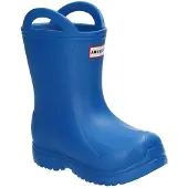 American Club KAL31 Kinder Gummistiefel wasserdicht Regenstiefel leicht Blau Gr. 26