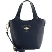 U.S. POLO ASSN. Umhängetasche Handtasche Stanford Mini Shopper Navy dunkelblau