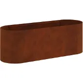 vidaXL Hochbeet im Garten Wetterfeststahl 120 x 40 x 40 cm