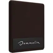Dommelin Spannbettlaken Schoko (Perkal 200TC)-100 x 210 cm