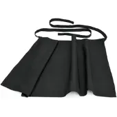 WAS Germany - Schürze, 95 x 50 cm, schwarz, Baumwolle