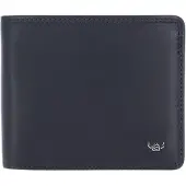 Golden Head Leder Geldbörse Polo RFID Protect Scheintasche 1135 Marineblau dunkelblau