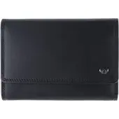 Golden Head Leder Geldbörse Polo RFID Protect Damenbörse 2829 Schwarz