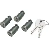 Atera Schlosssatz für Giro / Nova / Strada /Genio 4 Schlösser+2 Schlüssel 083010
